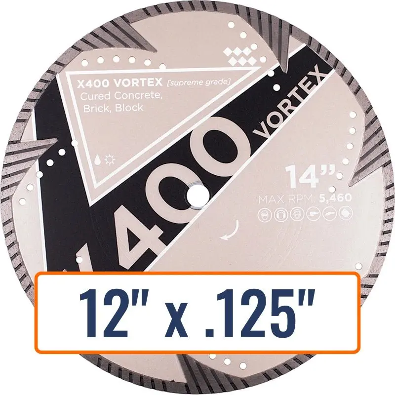 X400 Vortex General-Purpose Concrete Diamond Blade 1