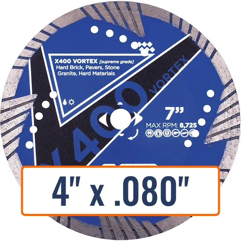 X400 Vortex Hard-Material Circular Diamond Blade 1
