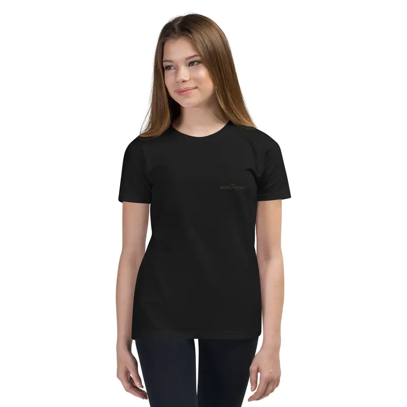 Youth Short-Sleeve Crewneck T-Shirt – Soft Cotton Blend 1