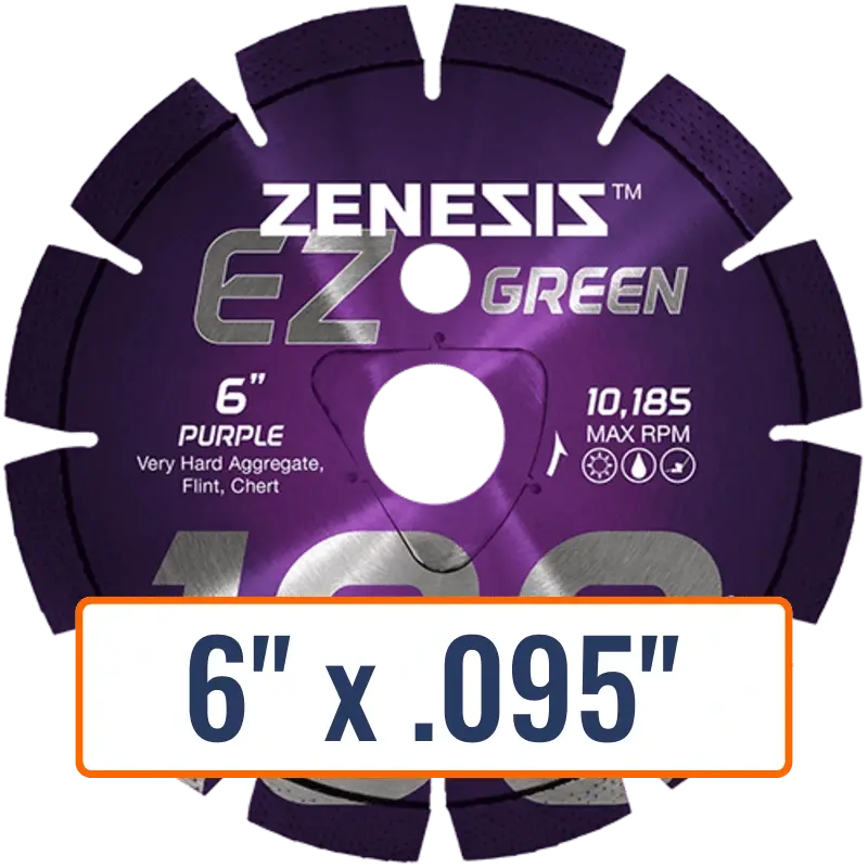Z100 Purple Diamond Blade For Green Concrete 1