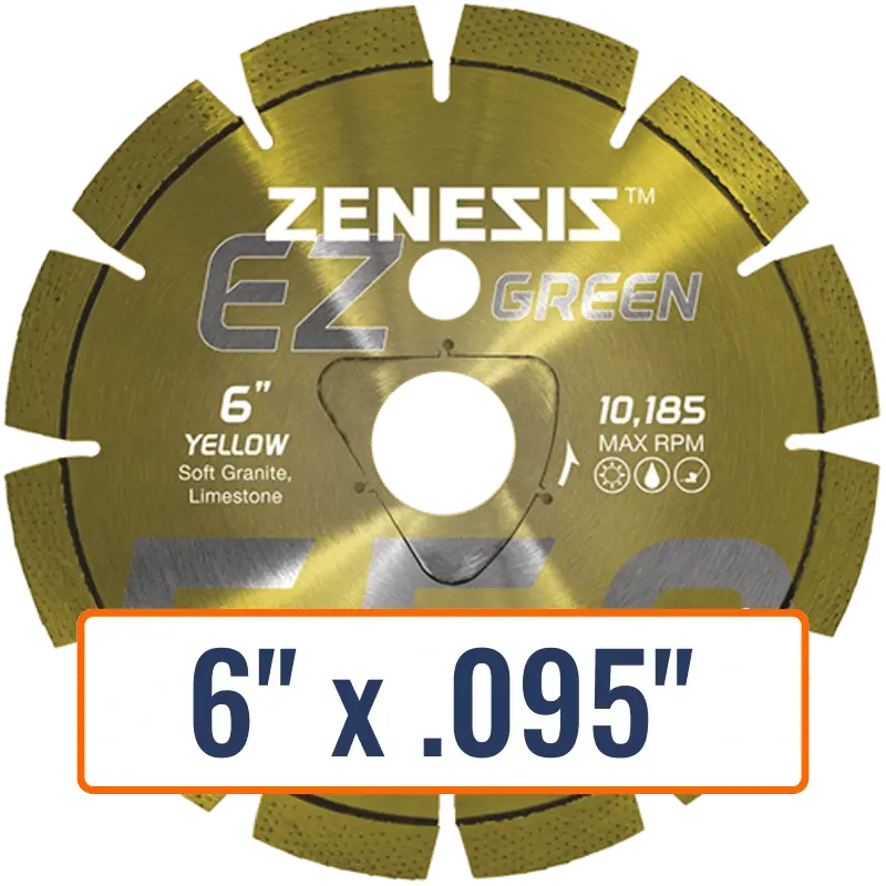 Z550 Yellow Diamond Blade For Green Concrete 1