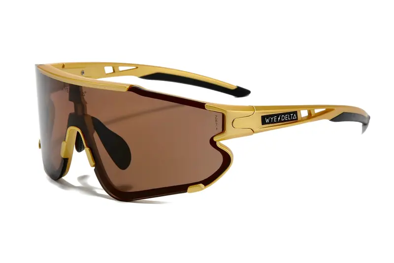 Z87+ Hi-Visibility Matte Gold Polarized Safety Glasses 1