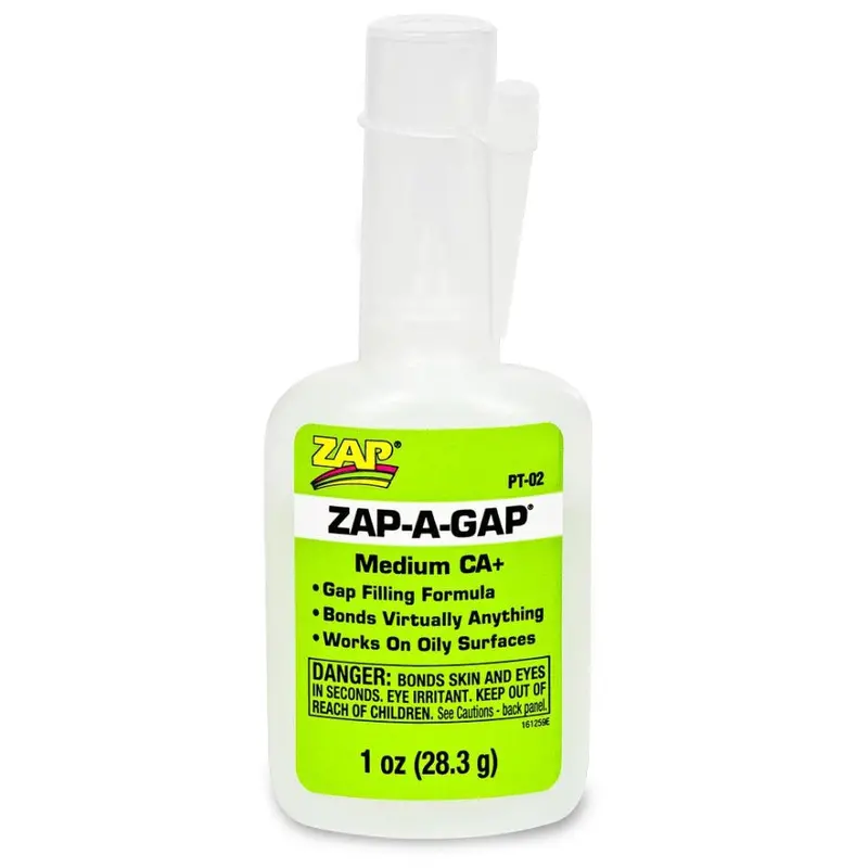 Zap-A-Gap Medium Cyanoacrylate Adhesive – 1 Oz Bottle 1