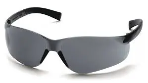 Ztek Mini Safety Eyewear – Lightweight Clear Lens, Black Frame (Model S2510Sn) 1