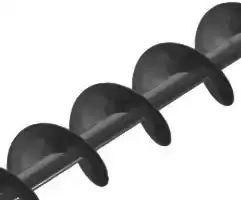 14-Inch Left-Hand Screw Flighting — 11-Foot-9-Inch Conveyor Auger Section 1