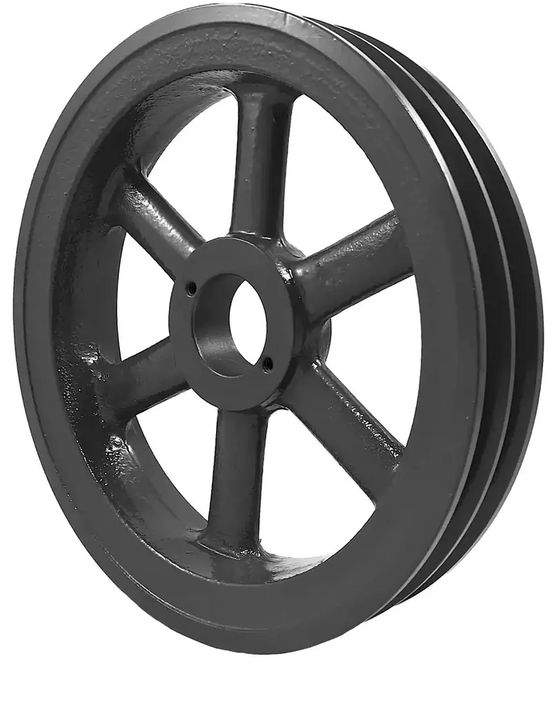 2Bk120H Double-Groove Cast Iron Pulley — 11.75-Inch Od 1