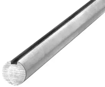 3-7/16" Stainless Steel Keyed Drive Shaft 1