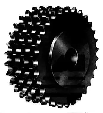 F120B26 Four-Strand Roller Chain Sprocket 1